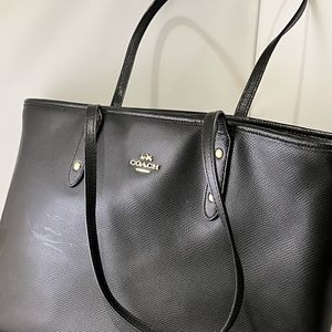 Coach Black City Tote